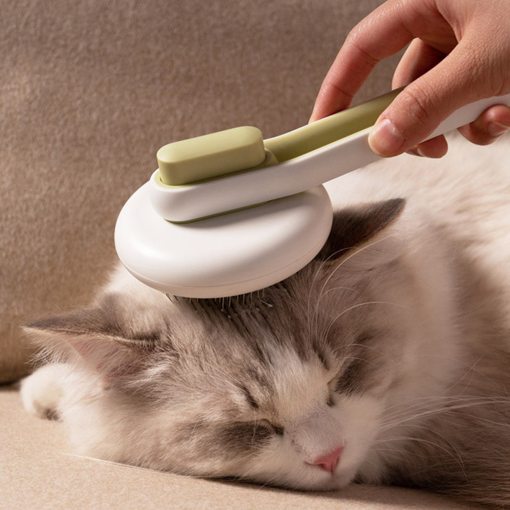 Cepillo Inteligente para Mascotas con Masaje – Elimina Nudos y Suciedad Fácilmente