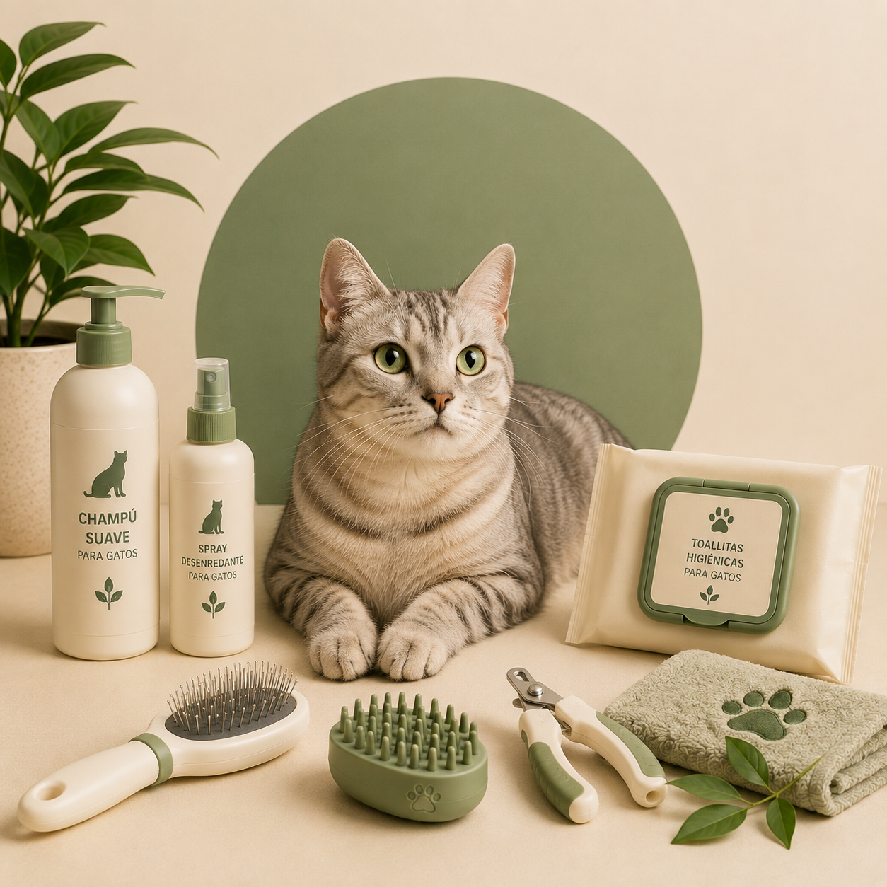 Higiene y cuidado para gatos
