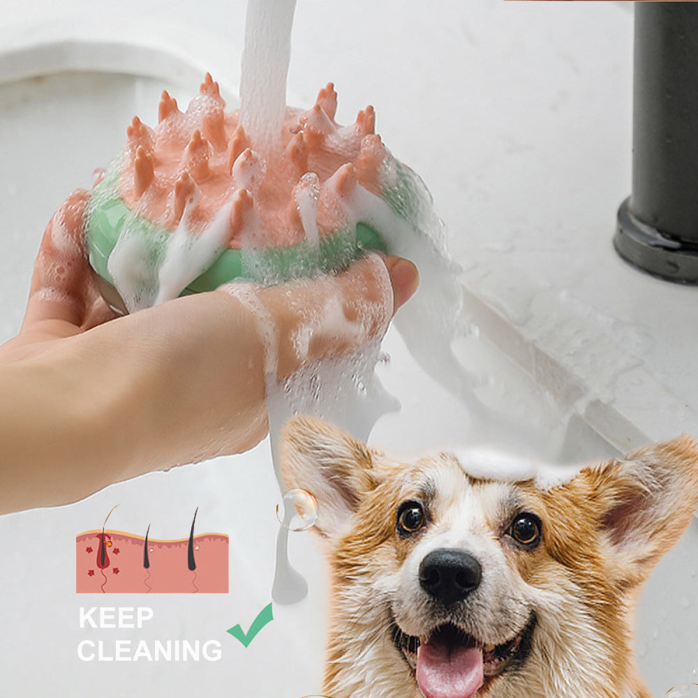 2 in 1 Massage Bath Brush for Pets 