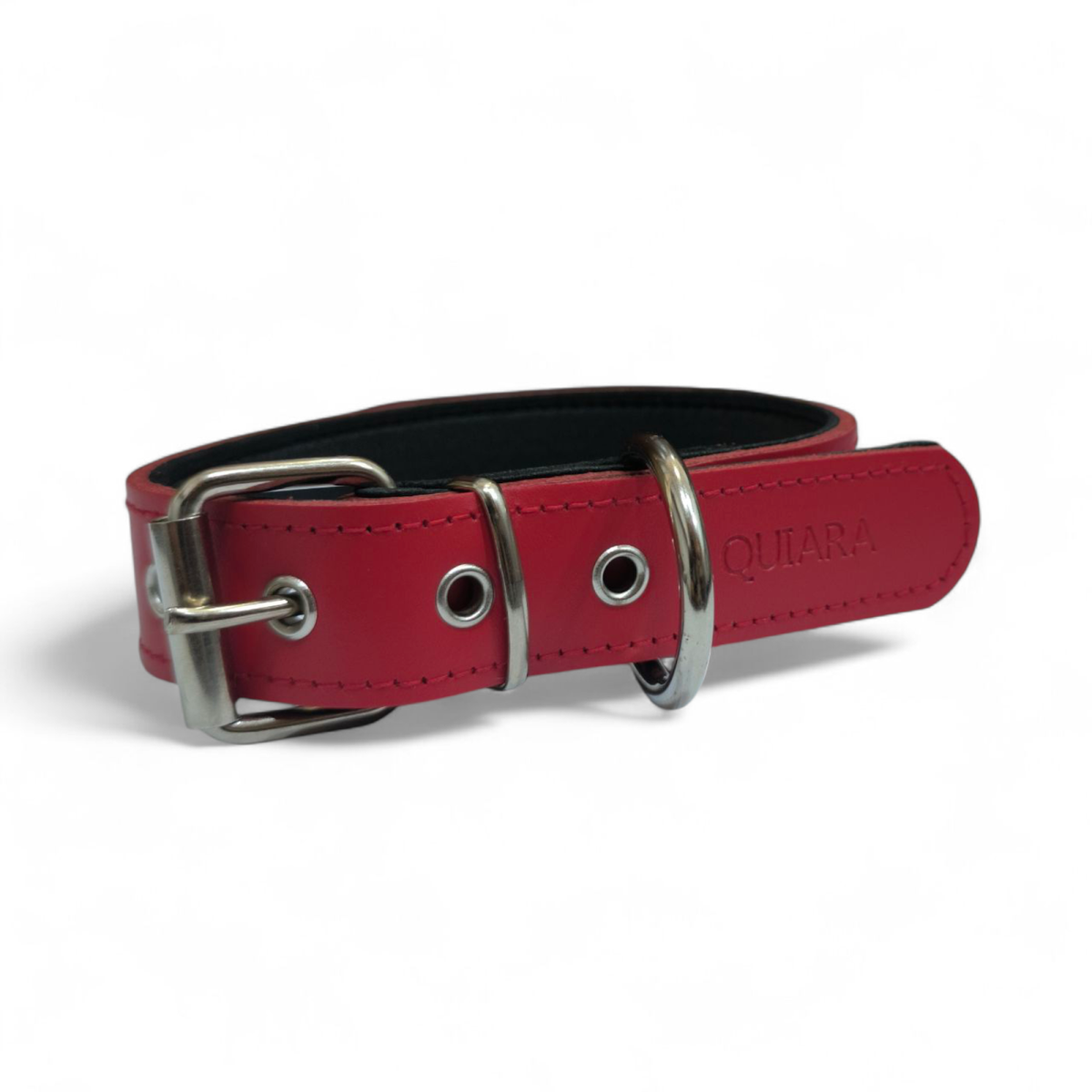 Collar de cuero personalizado con nombre
