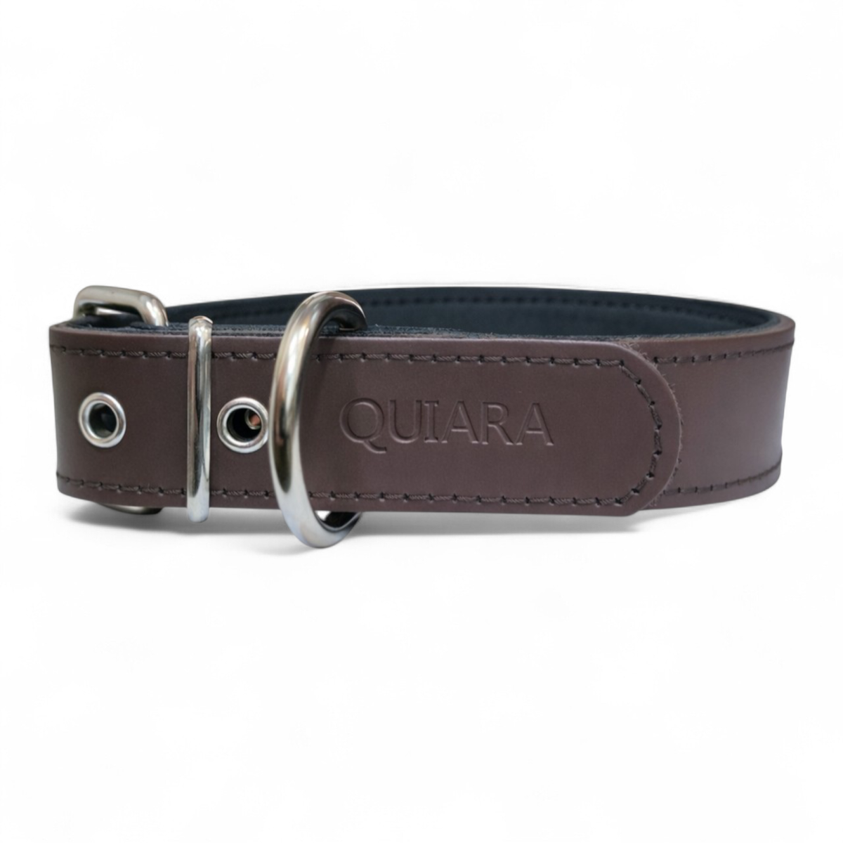 Collar de cuero personalizado con nombre