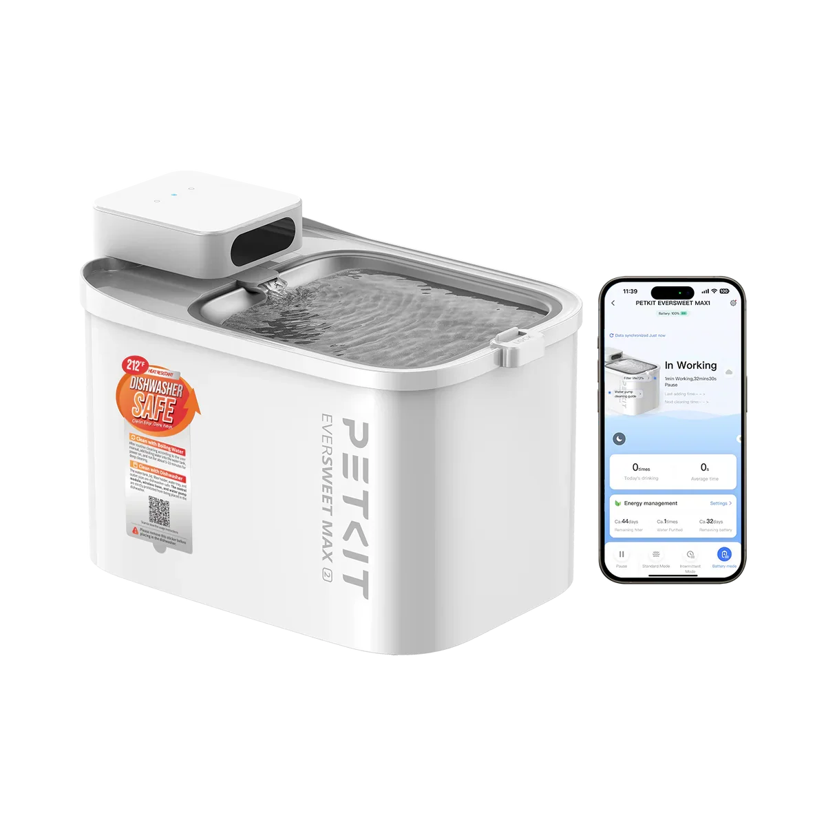 EverSweet Max 2 Pet Water Fountain
