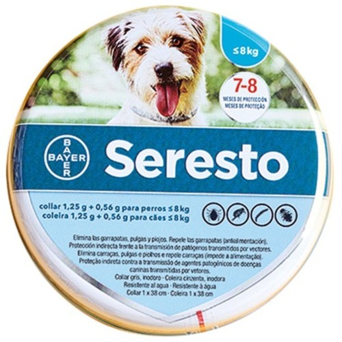 SERESTO COLLAR PERRO PEQUEÑO -8 KG.