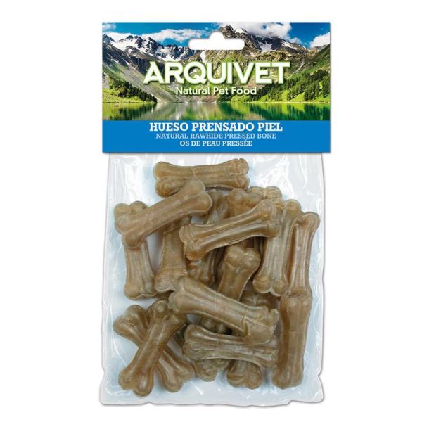 HUESO PRENSADO PIEL 5cm. 12gr./ 12 uds.