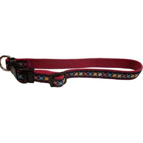 COLLAR DIAMANTES 20X350-500MM AZUL