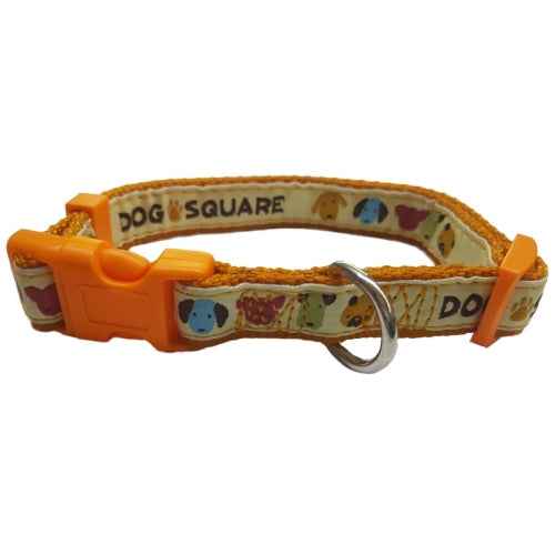 COLLAR HANDY MR.DOG 10x210. NARANJA