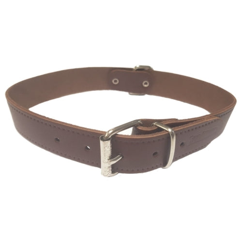 COLLAR CUERO LISO 12x300mm. NATURAL