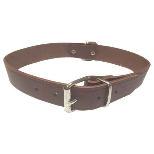 COLLAR CUERO LISO 35X650MM.ROJO