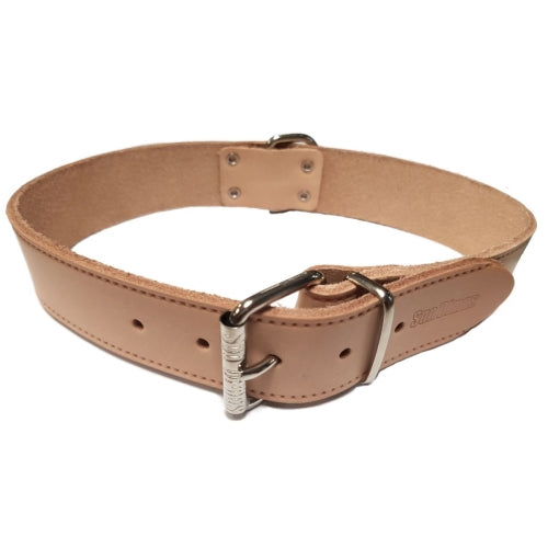 COLLAR CUERO LISO 15X350MM.NATURAL S.D