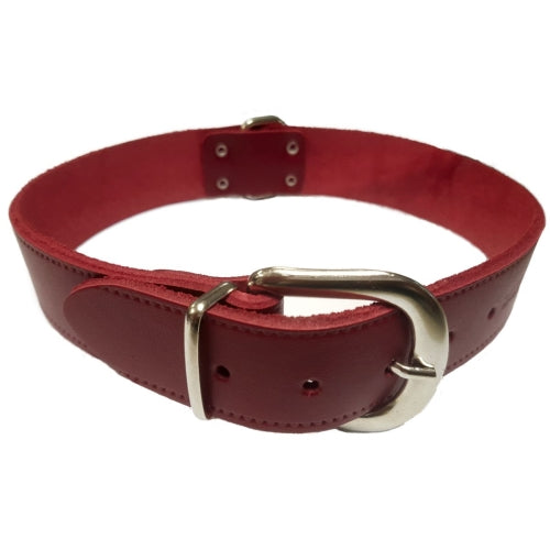 COLLAR CUERO LISO 15X350MM.NATURAL S.D