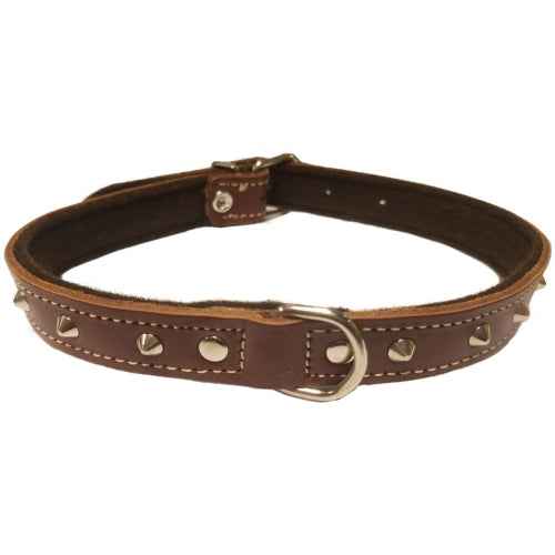 COLLAR CON ADORNO 20x450mm. MARRON