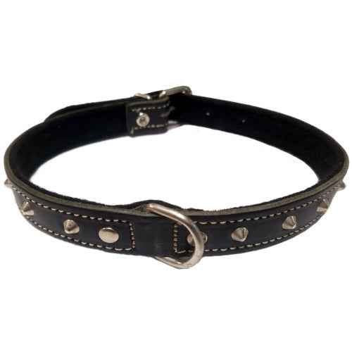 COLLAR CON ADORNO 20x450mm. MARRON