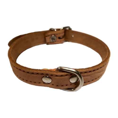 COLLAR PIEL LABRADO 15X350 TOSTADO