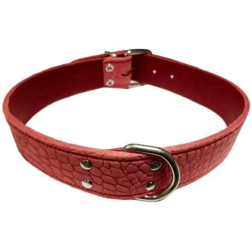 COLLAR PIEL LABRADO 40x700mm. AZUL
