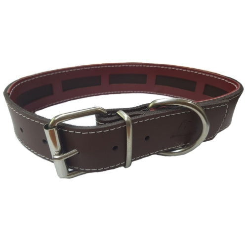 COLLAR CUERO PROTEC NEGRO 40x3cm