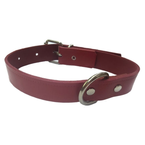 COLLAR CUERO NATURAL LAURA 1,5x 40cm.