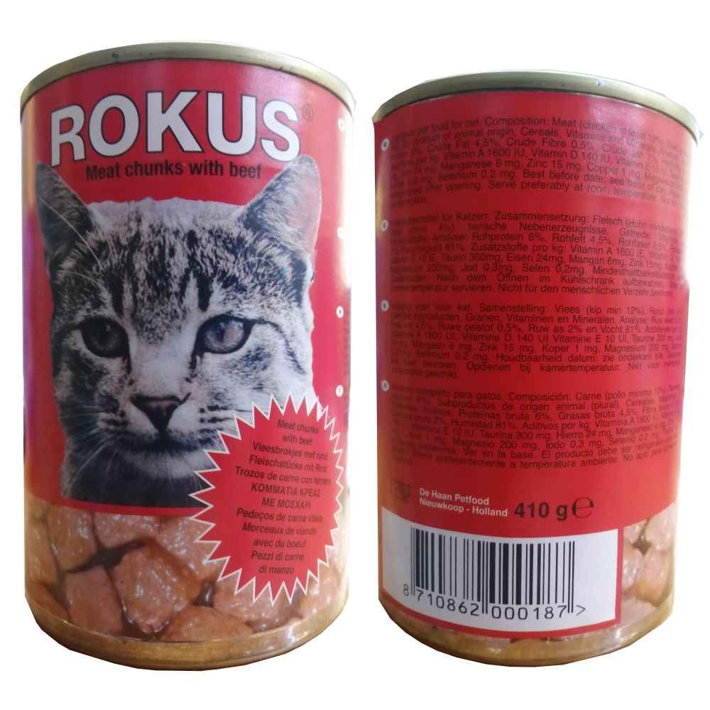 Lata Rokus Para Gatos 410Gr