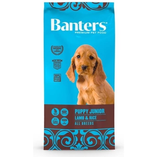 BANTERS DOG PUPPY LAMB&RICE 3KG. 