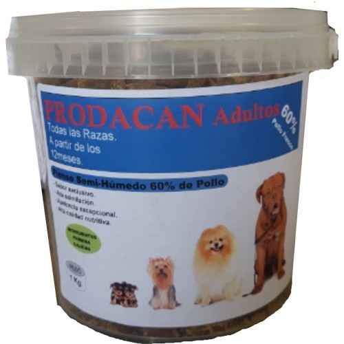 PRODACAN ADULTOS 5 KG. Alimento Natural Semi-Humedo