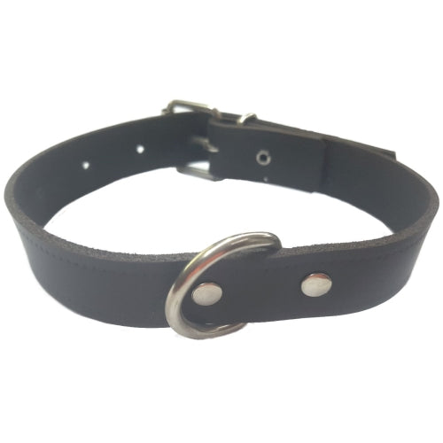 COLLAR CUERO NATURAL LAURA 1,5x 40cm.