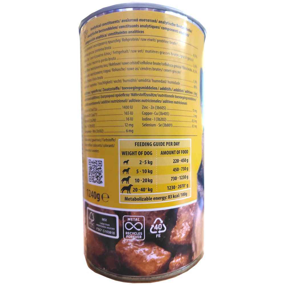 LATA PERROS POLLO 1240gr.ROKUS