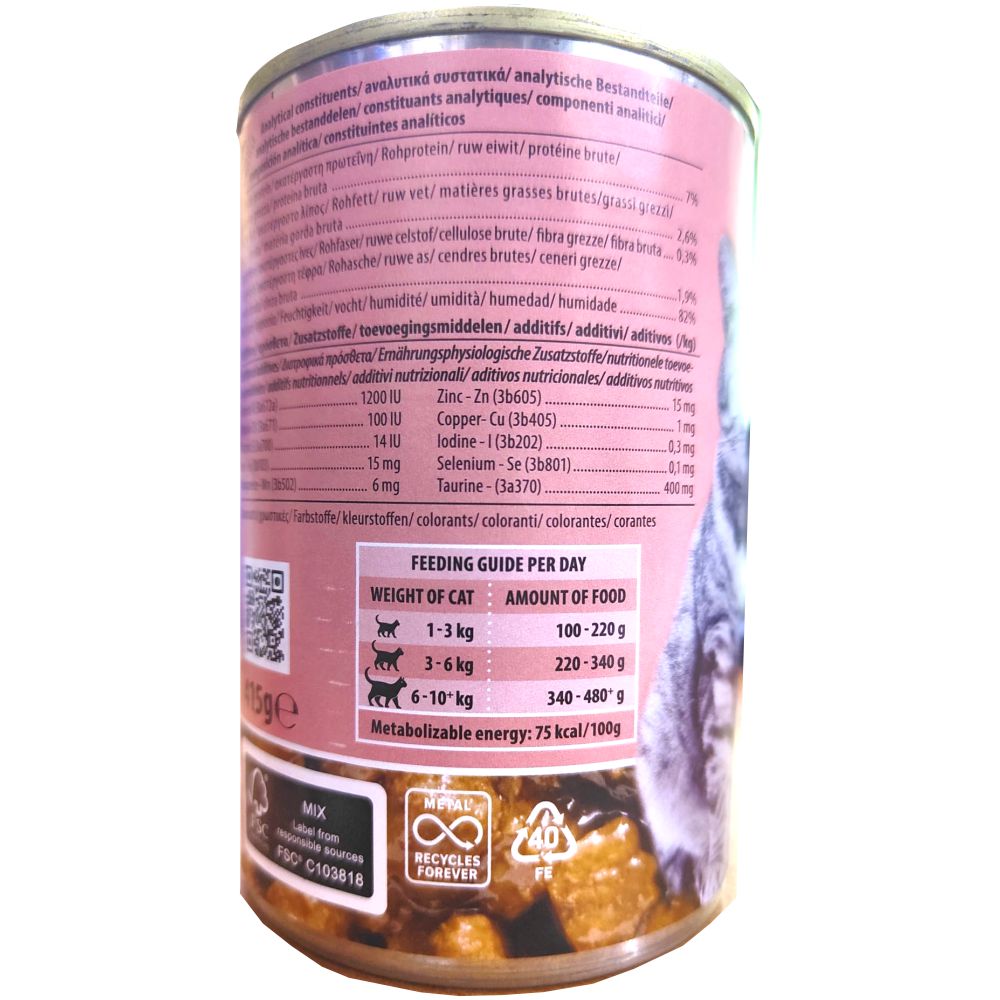 LATA GATOS 415 GR. SALMON ROKUS