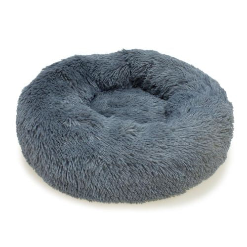 CAMA REDONDA SUAVE GRIS OSCURO 50-70cm