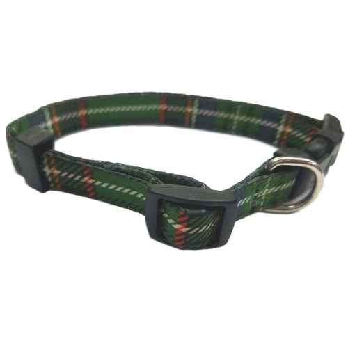 COLLAR NYLON 20 MM 35-50 CM ESCOCE ROJO 