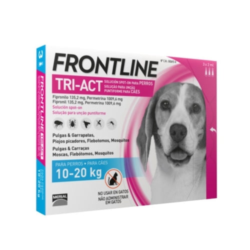 FRONTLINE TRI-ACT 20-40 KG. L 6 PIPETAS