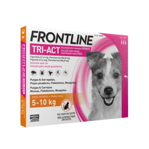 FRONTLINE TRI-ACT 10-20 KG: Protección Total para Tu Perro