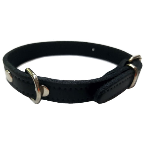 COLLAR CUERO LISO NATURAL 55X2.5CM VMD