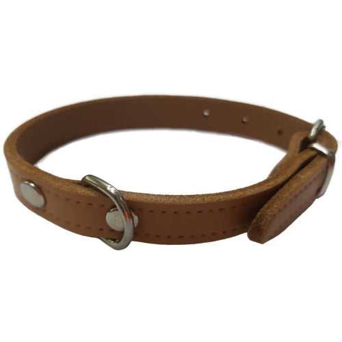 COLLAR CUERO LISO ROJO 55X2.5CM VMD