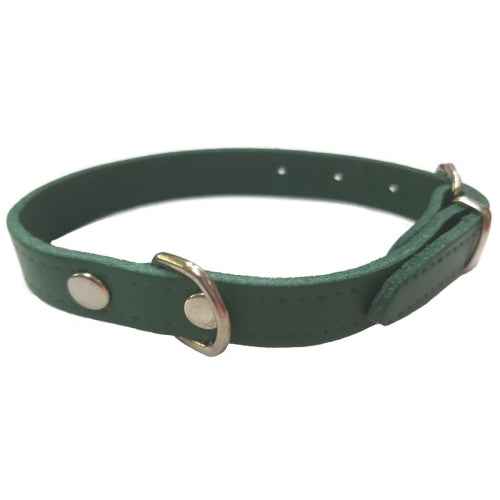 COLLAR CUERO LISO NEGRO 30X1.5CM VMD