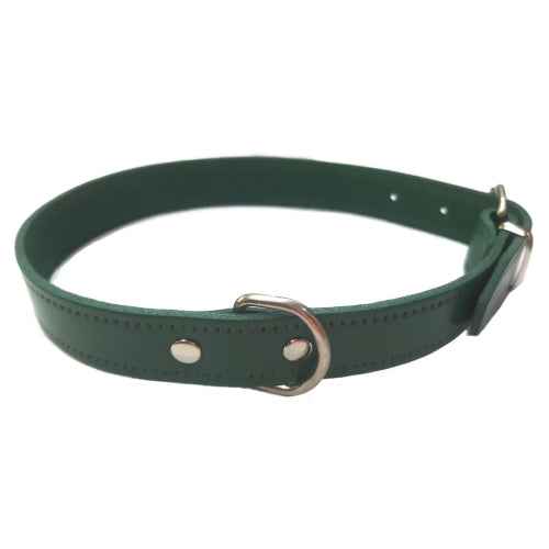 COLLAR CUERO LISO NEGRO 30X1.5CM VMD