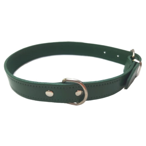 COLLAR CUERO LISO NATURAL 55X2.5CM VMD