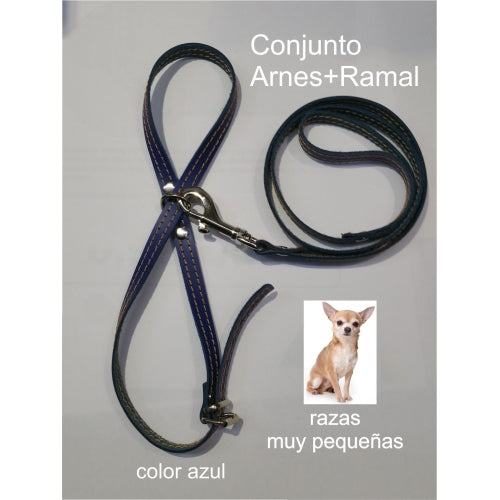 ARNES Y AMARRE CUERO RAZAS PEQUEÑAS. ROJO