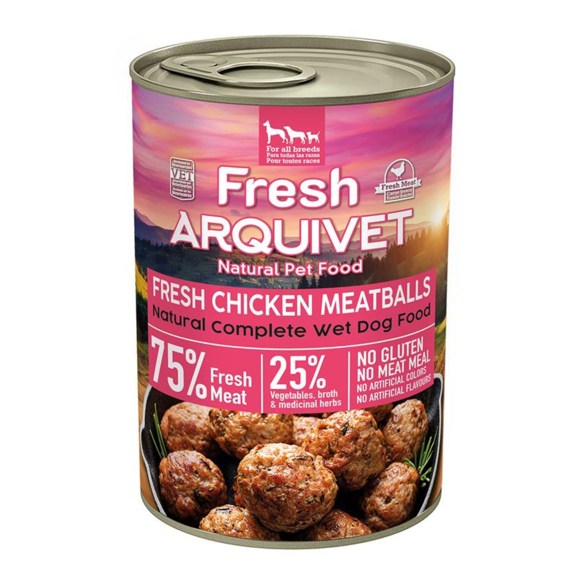Albondigas Con Pollo & Zanahoria & Guisantes 400Gr.