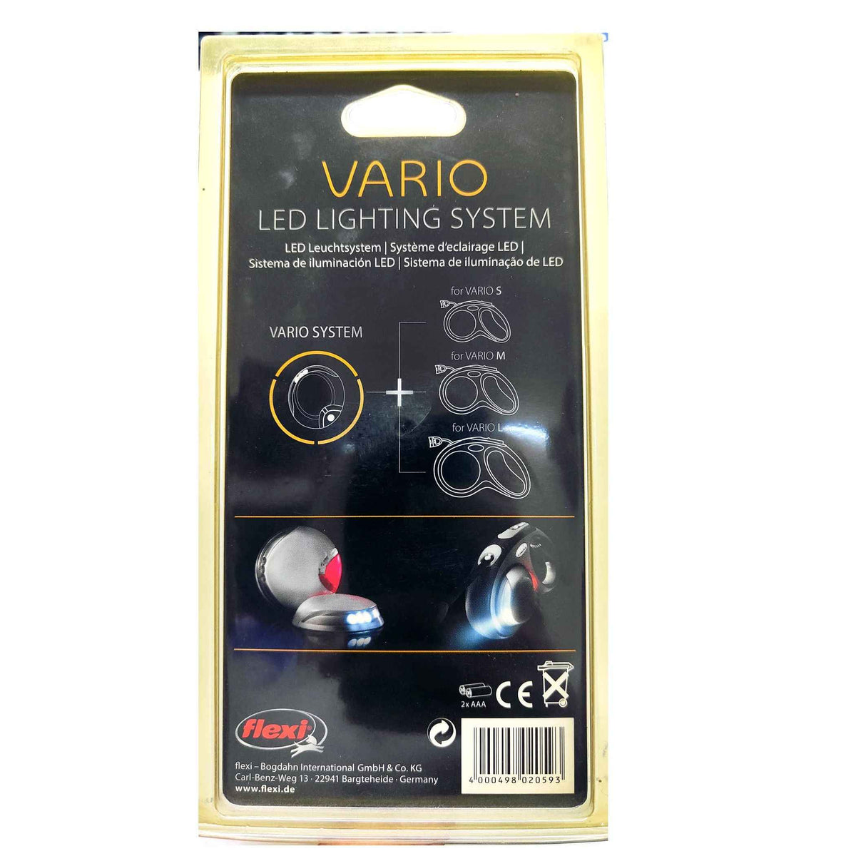 LUZ LED para Talla S/M/L de flexi Vario 