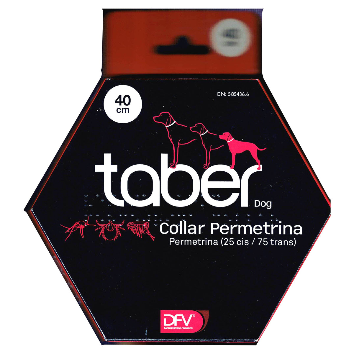 TABER DOG COLLAR PERMETRINA