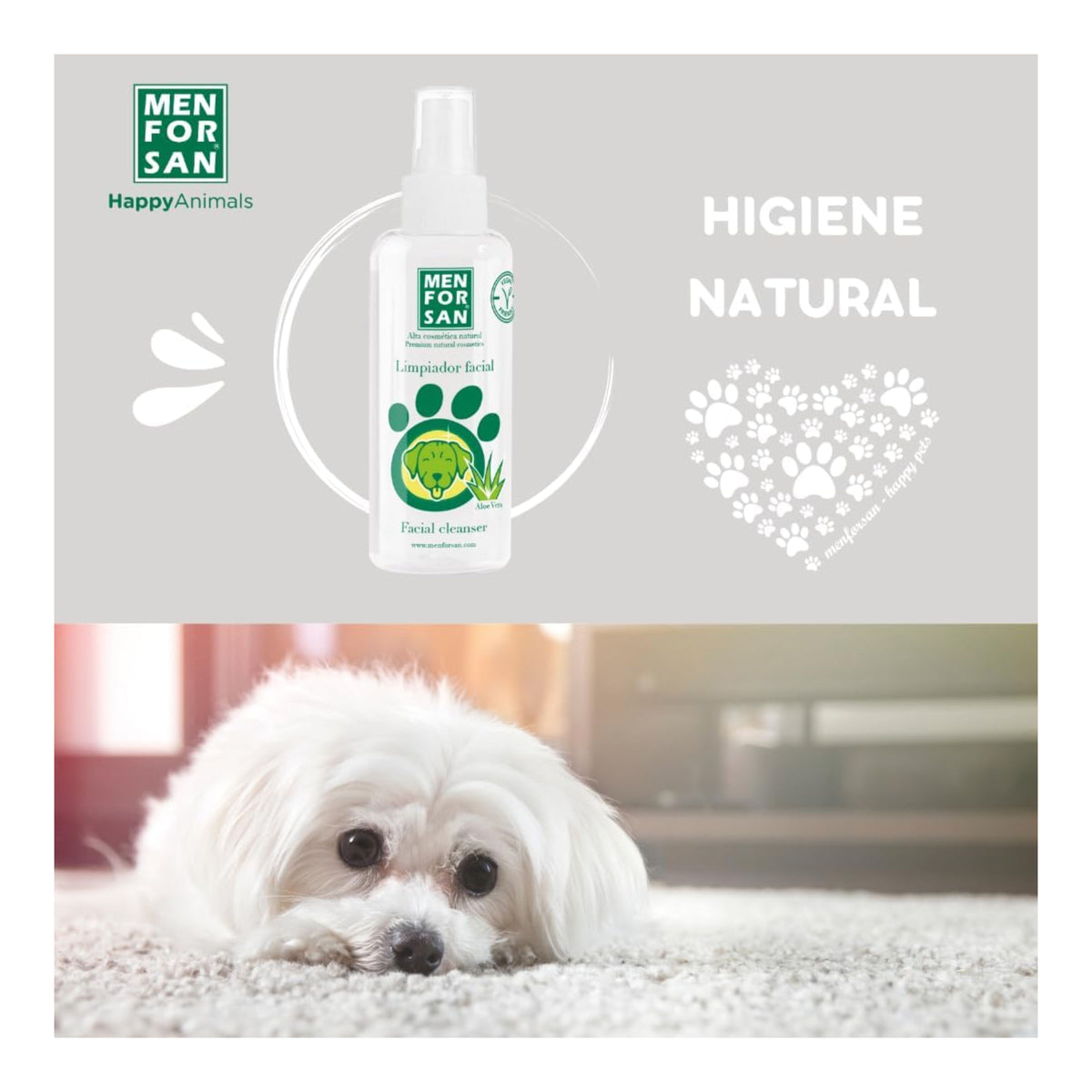 Menforsan Limpiador Facial Perros 60Ml.