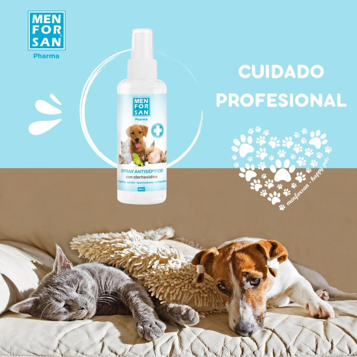 Spray Antiseptico Clorexidina 60Ml Menforsan