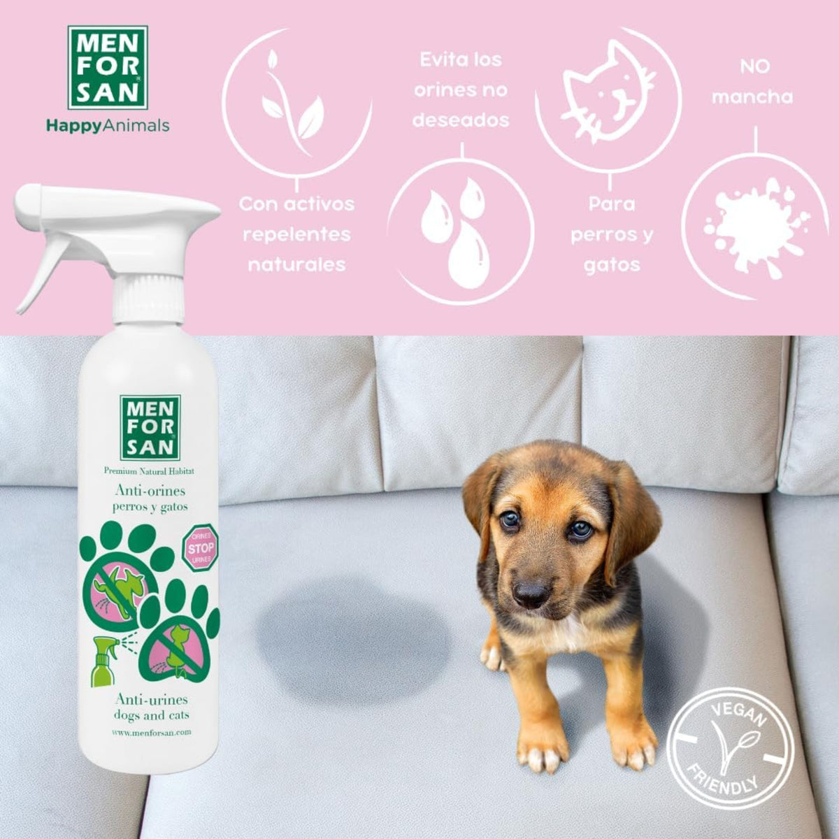 MENFORSAN ANTIORINES PERROS Y GATOS 500ml. 