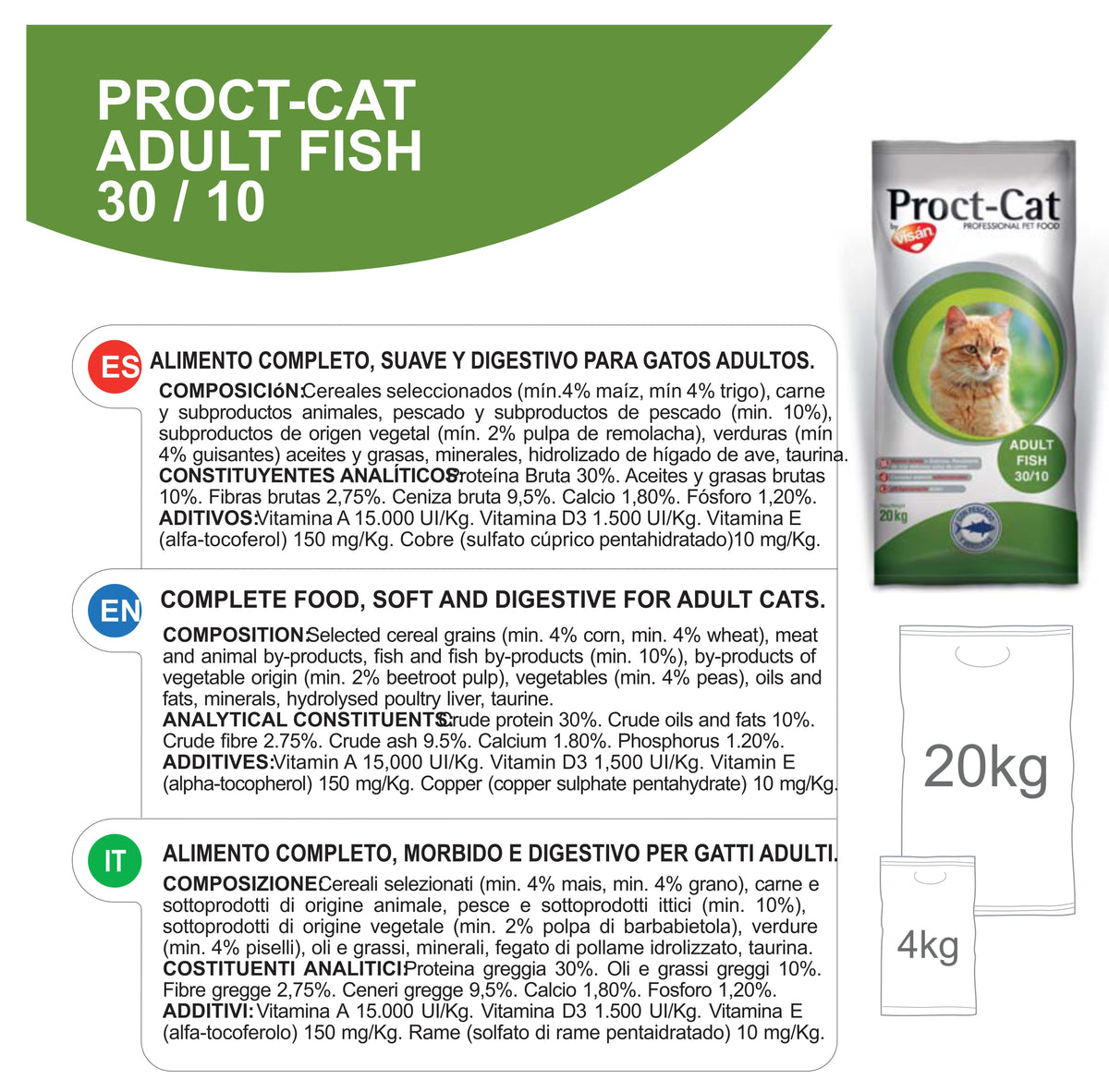 PIENSO PROCT-CAT ADULTO DE PESCADO