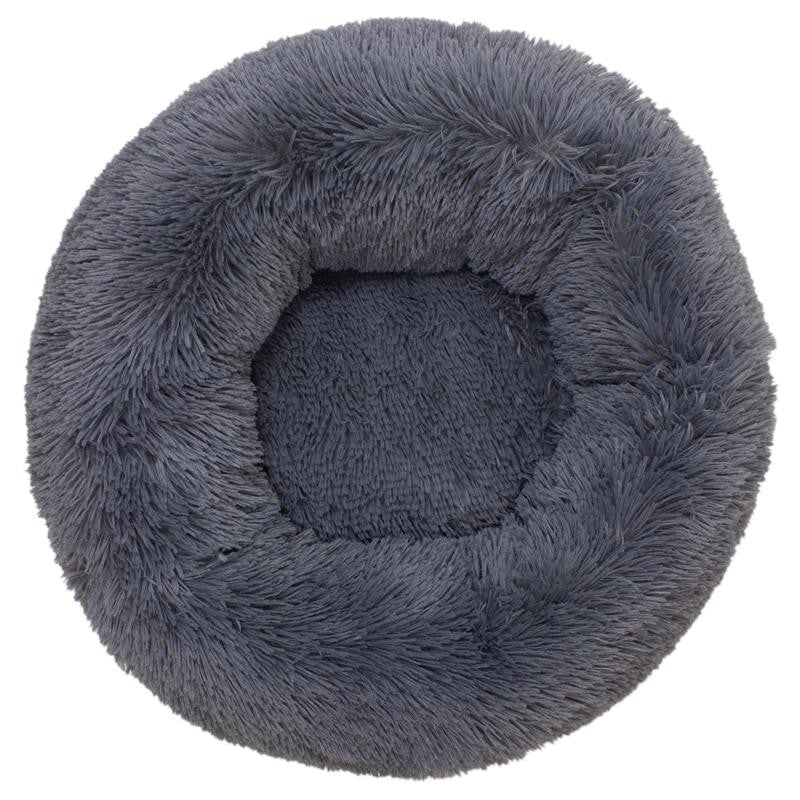 CAMA REDONDA SUAVE GRIS OSCURO 50-70cm