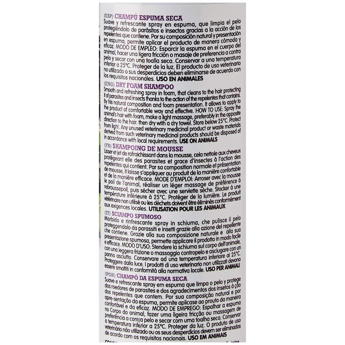 CHAMPU ESPUMA SECA 200ml.Arquifresh 