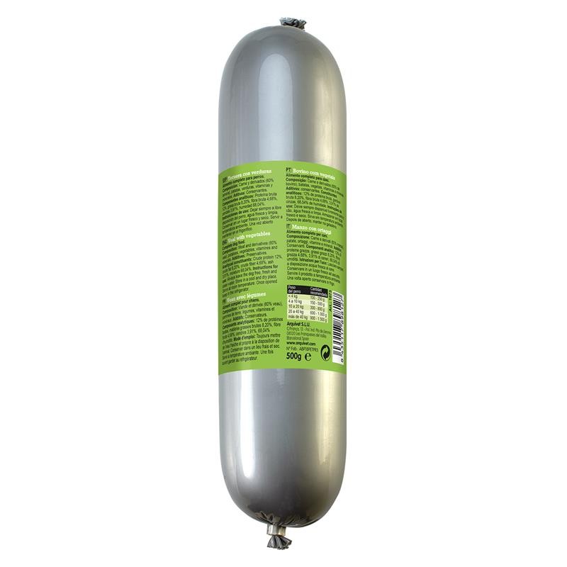 ARQUIVET TERNERA CON VERDURA 500gr.