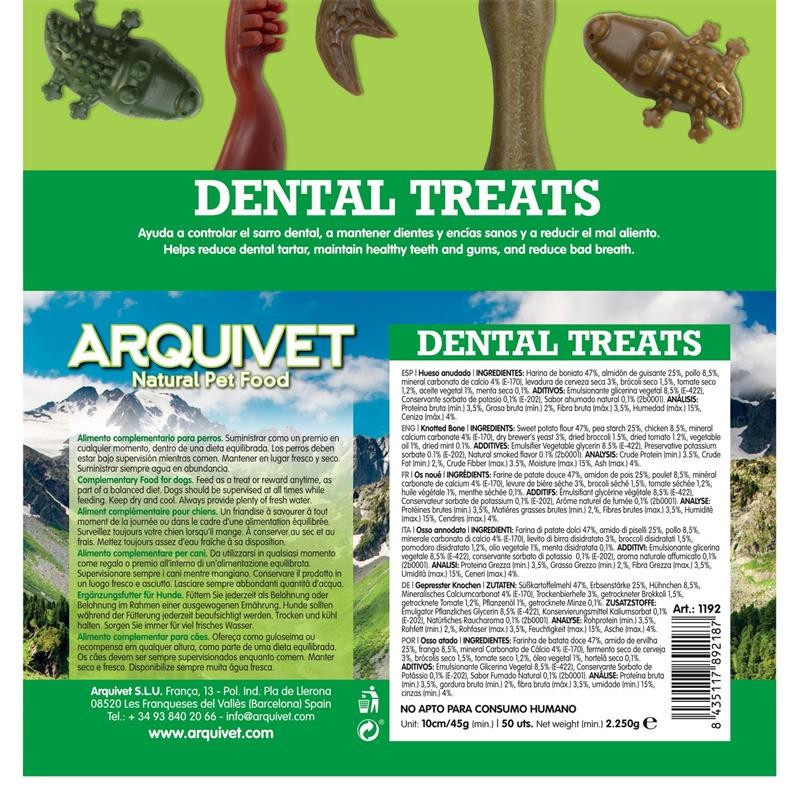 Dental Treats Hueso Anudado 10 Cms./45 Grs.