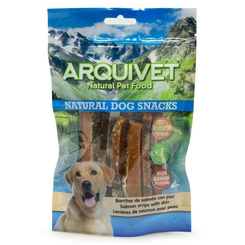 Snack Barritas De Salmon Con Piel Arquivet