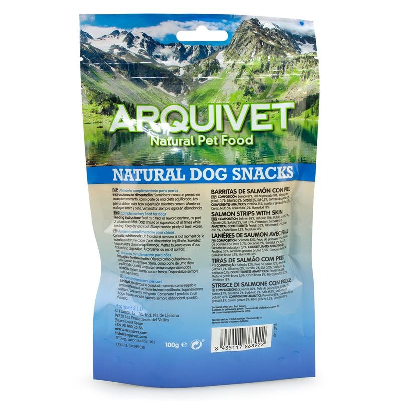 SNACKS BARRITAS DE SALMON 1 Kg. Arquivet