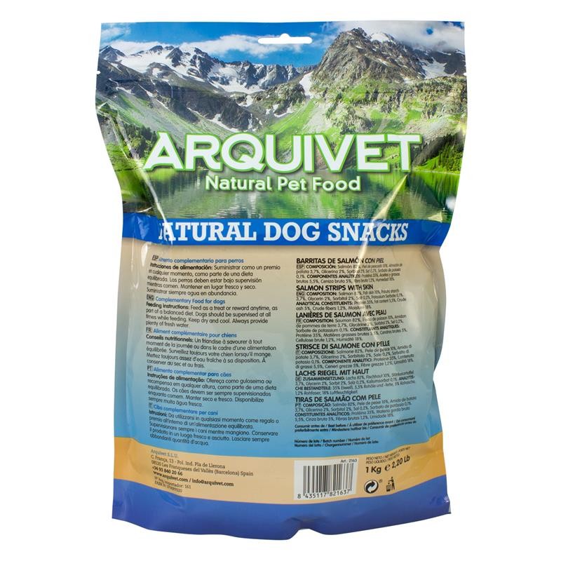 SNACKS BARRITAS DE SALMON 1 Kg. Arquivet